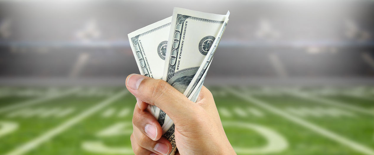 Hand holding money